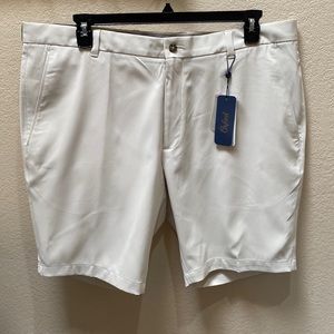 Oxford Flat Front Mens Shorts
